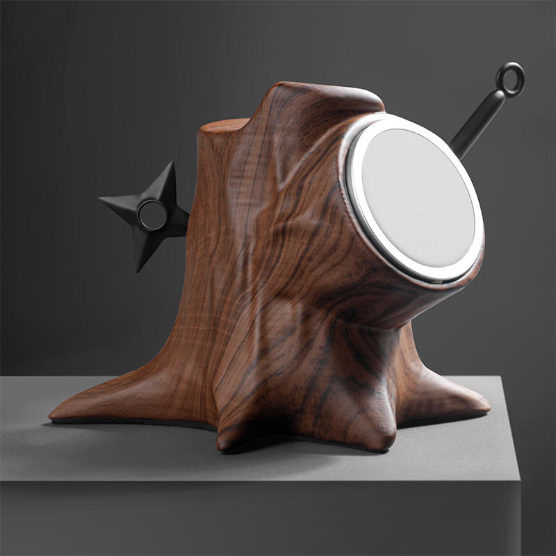 Creative Magsafe Magnetic Wireless Charger Stump Shape Mobile Phone Holder Pi-Mart