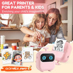 Mini Printer, All Purpose Sticker Maker With Thermal Papers, Bluetooth Portable Printer All Purpose - SJB-DIAMOND ELITES