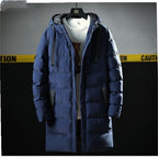 New Men's Parka Long Winter Thick Warm Coat