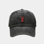 Washed-out Vintage Matching Baseball Cap British Style Street Hipster Casual Peaked Cap Women's Embroidered Sun Hat