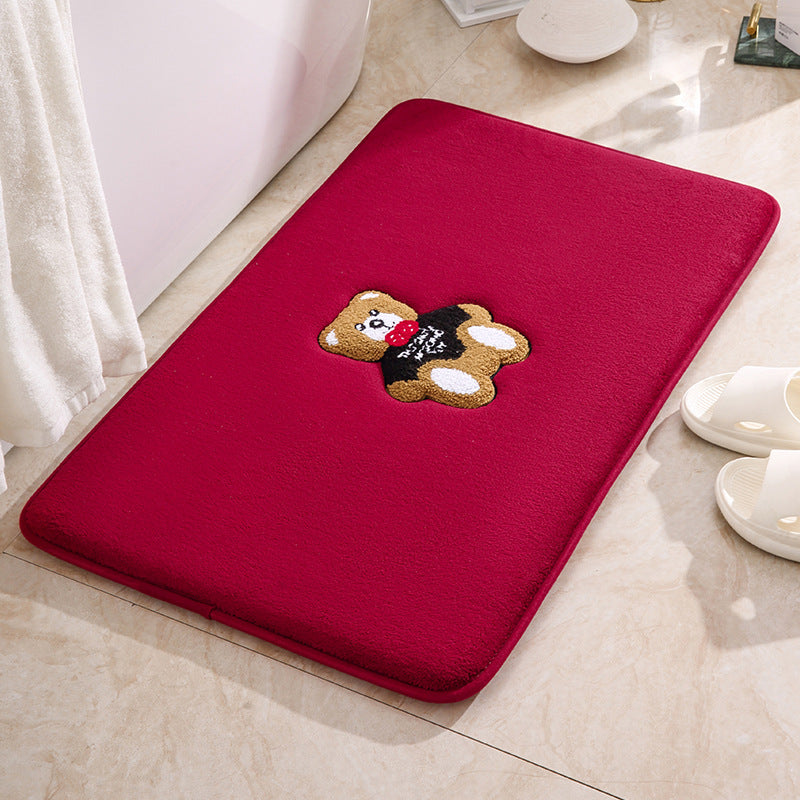 Absorbent Non-slip Living Room Bathroom Floor Mat Pi-Mart