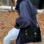 Mailman bag female, suede retro matte crossbody, shoulder crossbody bag - SJB-DIAMOND ELITES
