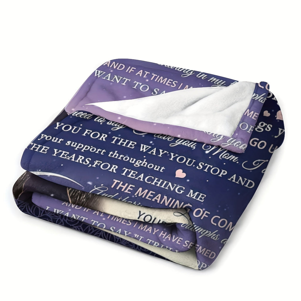 Cozy Blanket Gift - Soft, Funny, and Heartwarming Birthday Present for Mom, Daughter's Thoughtful Mother's Day, Christmas, and Birthday Gift Idea for Mothers Lootquake LLC