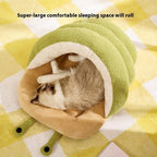 Warm Cat Semi-closed Snail Slippers Nest Pet Products Pi-Mart