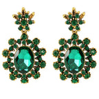 European And American Fashion Cool Vintage Sapphire Stud Earrings Lootquake LLC