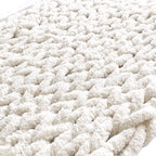 Hand-knitted Blankets With Ins Coarse Wool Pi-Mart
