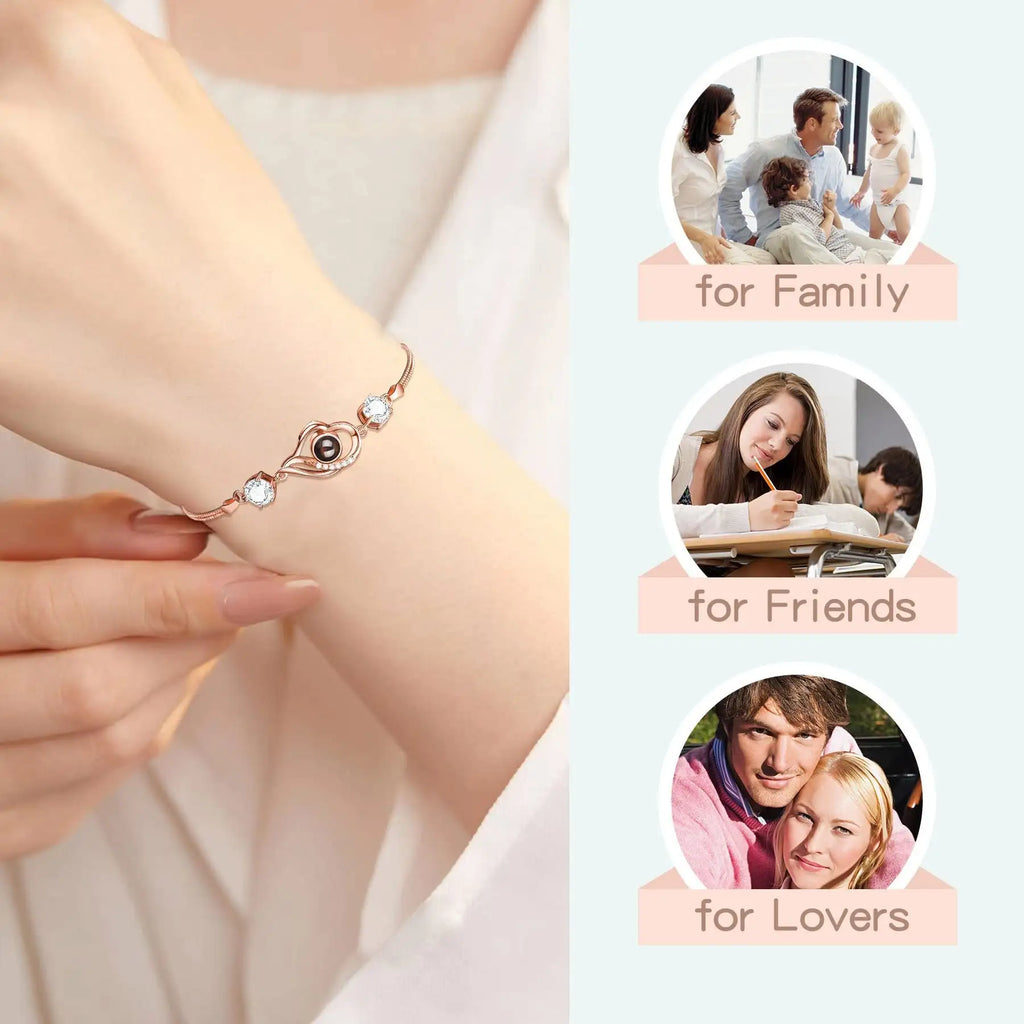 I Love You Nano Projection Bracelet Languages