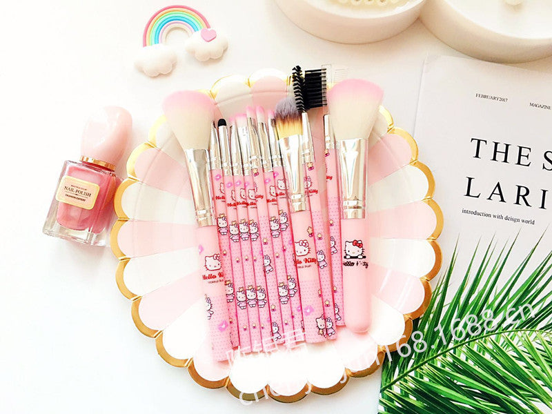 Hello Kitty Makeup Brush Set - SJB-DIAMOND ELITES