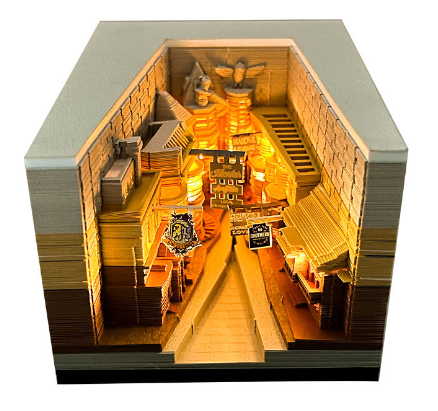 Tree House Paper Carving Notepad Creative Weekly Calendar Earth Calendar