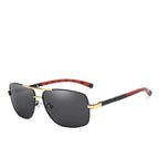 Brand Designer Men's Aluminum Magnesium Sun Glasses Polarized Mirror Lens Male Eyewear Sunglasses For Men - SJB-DIAMOND ELITES