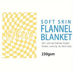 1pc Custom Blanket Vintage Striped Name Custom Blanket Soft Flannel Sofa Blanket TV Blanket Personalized Custom Blanket Exclusive Gift Blanket Lootquake LLC