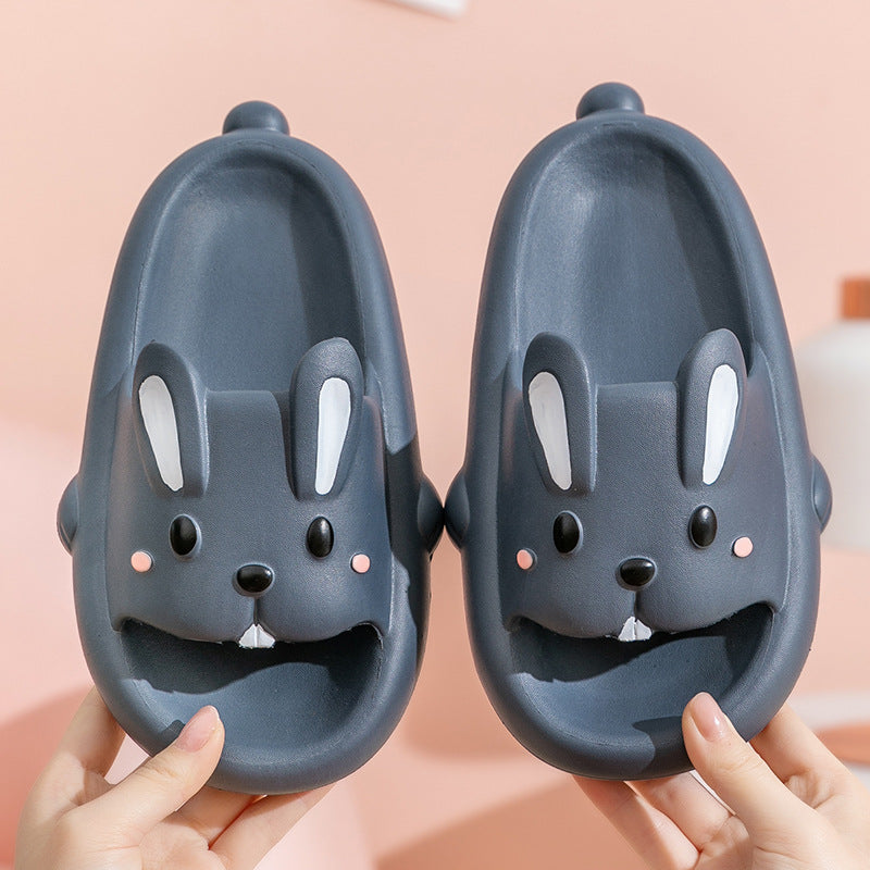 Cute Rabbit Slippers For Kids Women Summer Home Shoes Bathroom Slippers Pi-Mart