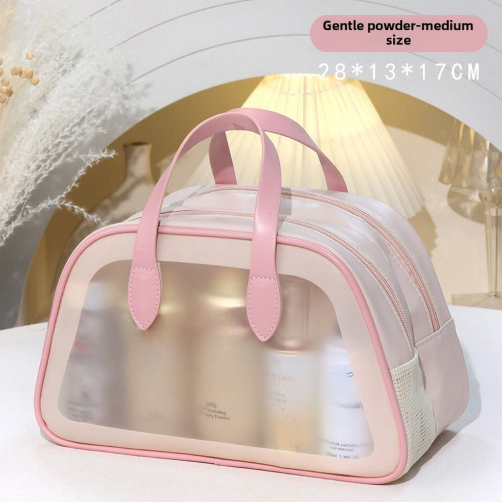 Wet and dry separation wash bag, portable waterproof bath swimming storage bag, business trip cosmetic bag, Transparent Cosmetic Bag, transparent makeup purse, - SJB-DIAMOND ELITES