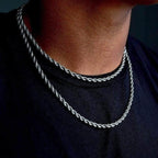 Twisted Rope Links Collar Necklace Pi-Mart