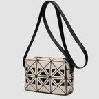 Fashion mini square box, hollow geometric design splicing crossbody bag, fashion commuter shoulder Crossbody bag, small square purse