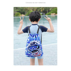 Children's swimming bag, wet and dry separation toilet bag, large-capacity swimming storage bag, beach storage bundle backpack. - SJB-DIAMOND ELITES