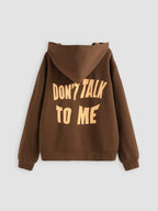 2023 Letters Print Casual Loose Long -sleeved Hooded Sweater - SJB-DIAMOND ELITES