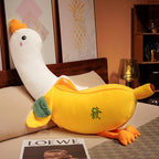 Cartoon Fruit Banana Avocado Big White Goose Doll Toy Pi-Mart