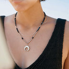 Double Layered Jewelry Moon Fritillary Pendant Pi-Mart