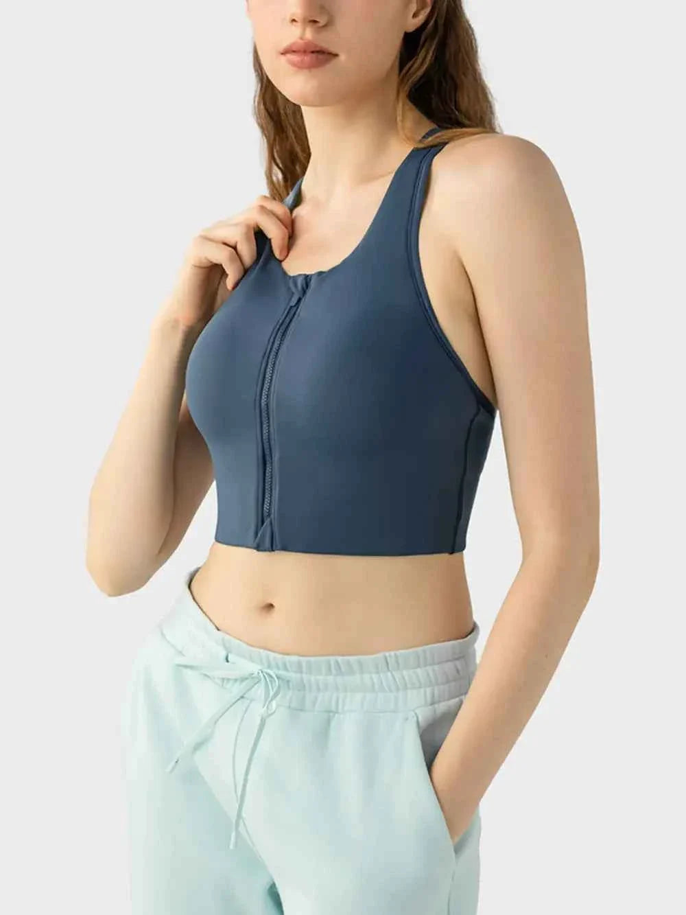 Millennia Wide Strap Sport Bra THRIXINE