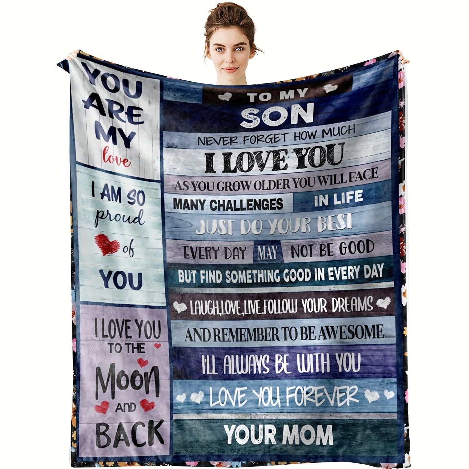Cozy and Soft Flannel Blanket - A Loving Gift From Mom to Her Son!