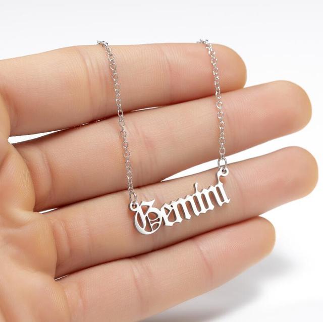 Zodiac Necklace Alphabet - SJB-DIAMOND ELITES
