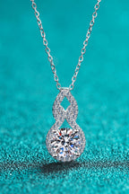Carat Moissanite Pendant Necklace Pi-Mart