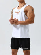 Men's Plus Size Round Neck Tank