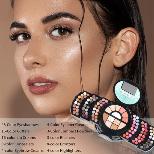 108 Color Shimmer Eyeshadow Repair Cosmetic Case Pi-Mart