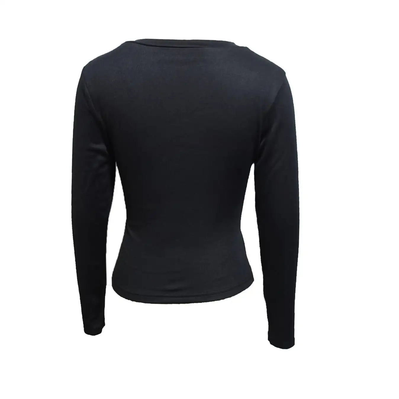 Ladies' Hollowed Out V-neck Long Sleeved Solid Color Sexy Versatile Knitted Cardigan - SJB-DIAMOND ELITES