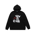 Men's Printed Couple Loose Hooded Sweatshirt Pi-Mart