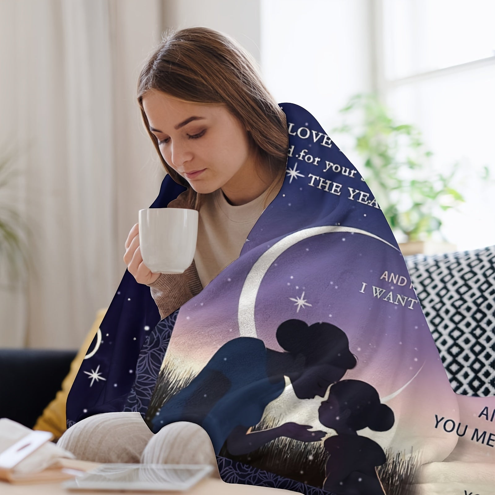 Cozy Blanket Gift - Soft, Funny, and Heartwarming Birthday Present for Mom, Daughter's Thoughtful Mother's Day, Christmas, and Birthday Gift Idea for Mothers Lootquake LLC