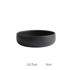 Nordic Ceramic Rice Bowl Steak Plate Deep  Household Tableware Dish Set Pi-Mart