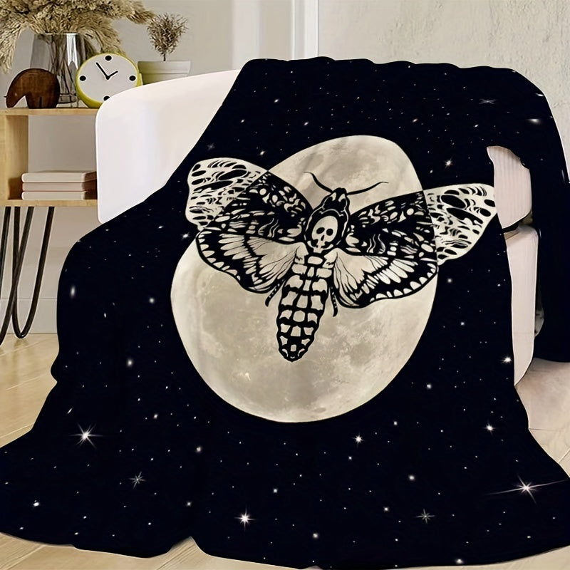 1pc Halloween Theme Blanket, Multi-purpose Gift Blanket, High-definition Printing Super Soft Flannel Blanket, Air Conditioning Blanket, Lunch Break Blanket Lootquake LLC