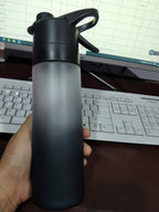 Spray Water Bottle For Girls Outdoor Sport Fitness Water Cup Large Capacity Spray Bottle Drinkware Travel Bottles Kitchen Gadgets Pi-Mart