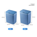 A New Generation Of Smart Induction Household Kick Mute Lid Trash Can Pi-Mart