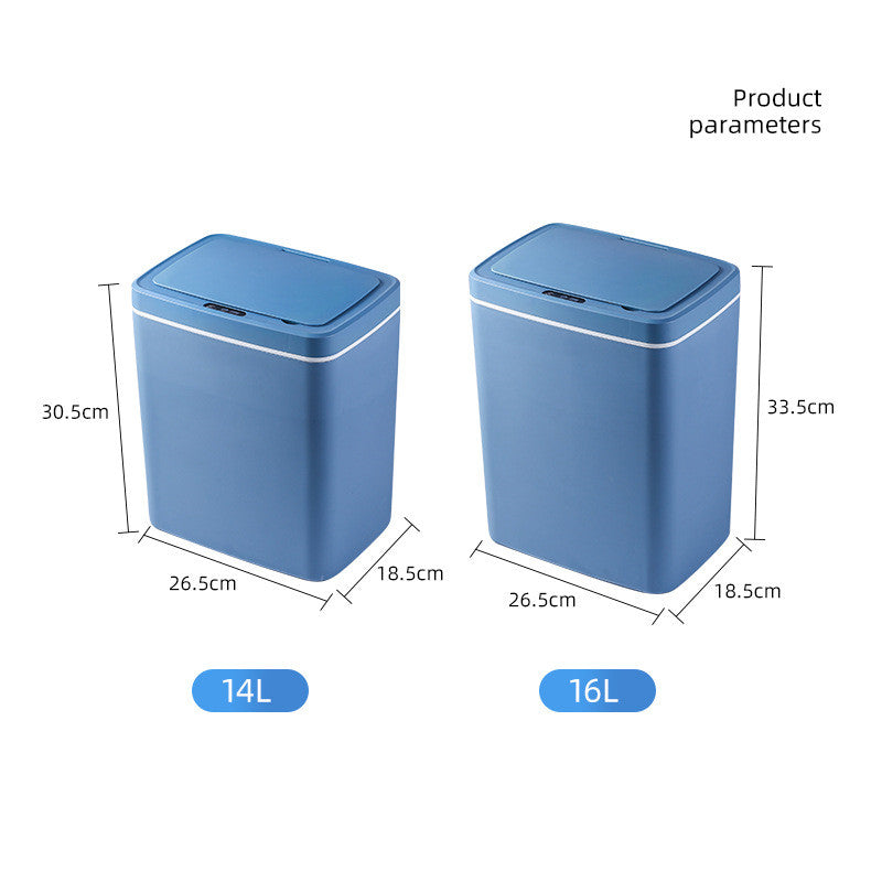 A New Generation Of Smart Induction Household Kick Mute Lid Trash Can Pi-Mart