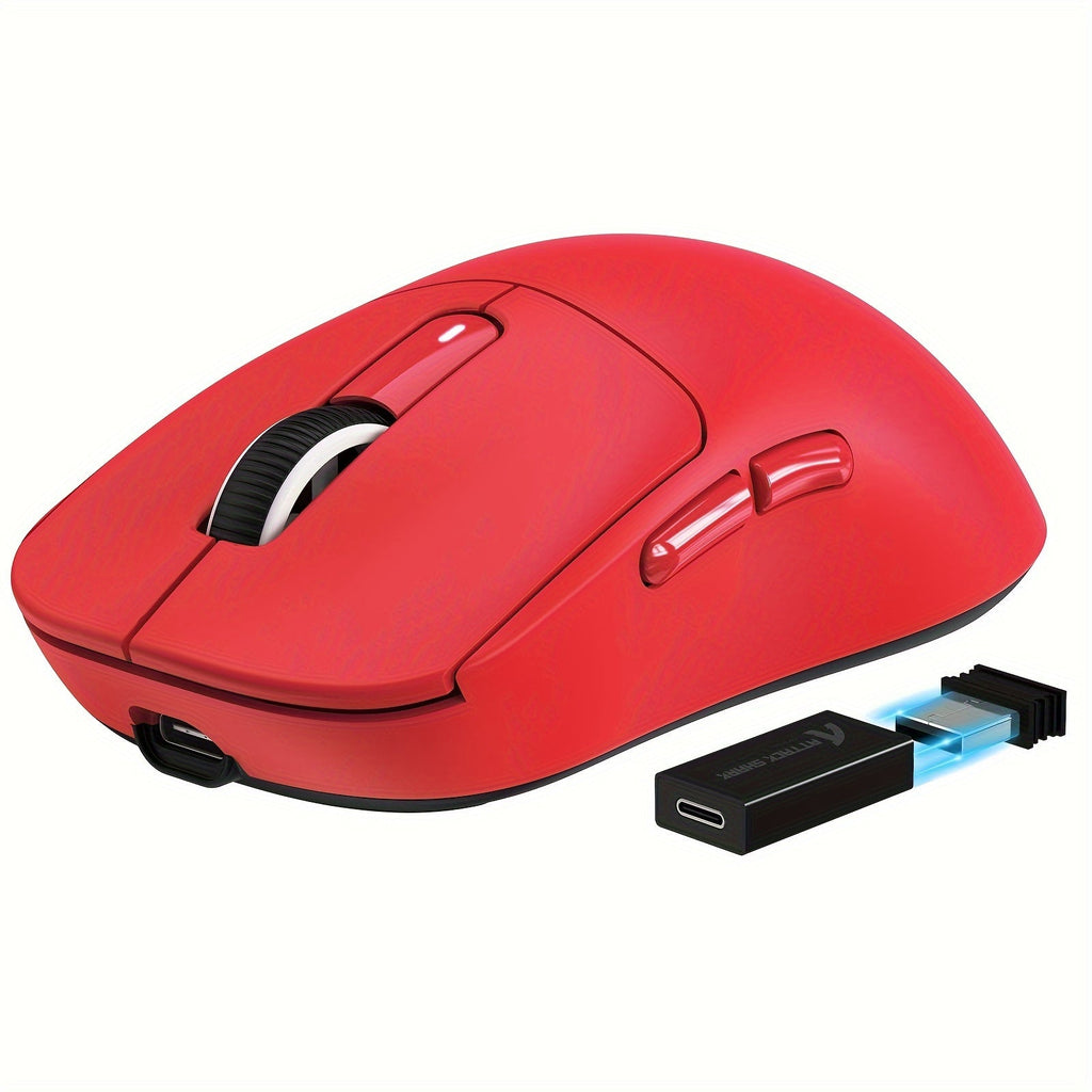 ATTACK SHARK X3PRO 4K/8K Lightweight Wireless Gaming Mouse with Tri-Mode (Wired/2.4GHz/BT), PAW3395 Optical Sensor, Up to 26K DPI, Kailh GM8.0 Switch, Long Battery, 7 Buttons for PC/Laptop/Win Lootquake LLC