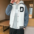 Student Plus Size Baseball Uniform Casual Jacket Pi-Mart