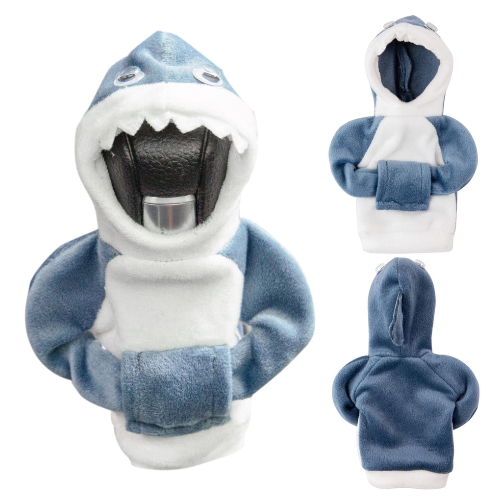 Car Gear Lever Hooded Set Creative Shark Frog Sweater Modeling Pi-Mart