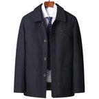 Autumn Dad Coat Thin Section Jacket Tops Men's Grandpa Clothes Spring And Autumn Clothes