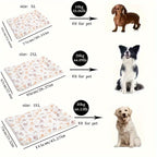 Warm Thickened Flannel Winter Blanket - Multicolor Pet Dog Sleeping Mat - Kennel Mat Lootquake LLC