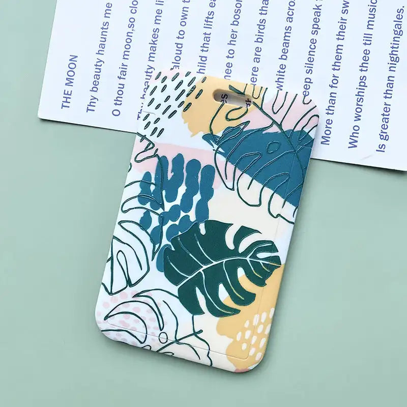 Green Plant Series Simple Fashion Lanyard Card Cover - SJB-DIAMOND ELITES