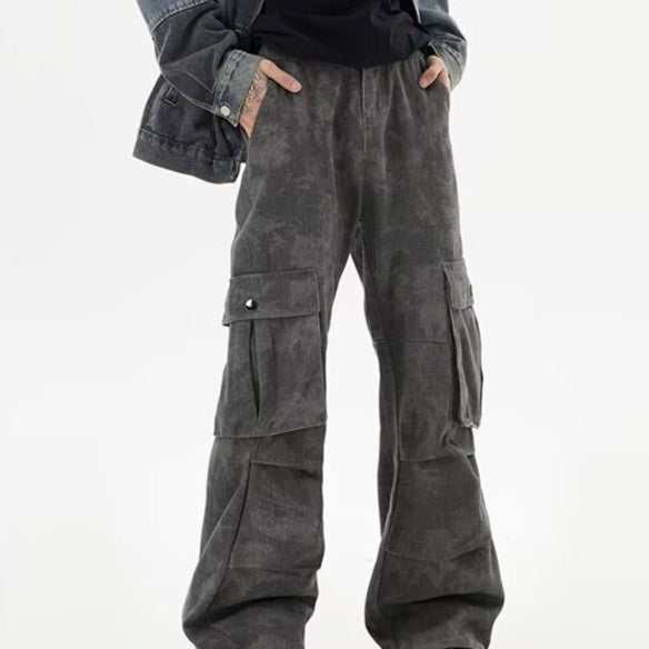 High Street Pu Shuai Camouflage Slacks Male Autumn Trousers Lootquake LLC