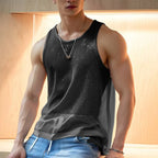 Men's Full Size Round Neck Tank Plus Size
