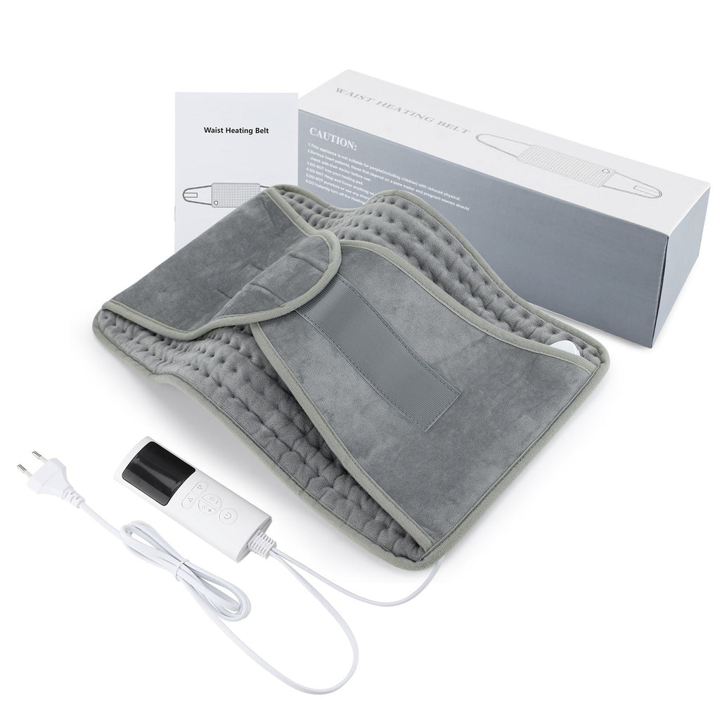 Back Heating Support Belt Heated Waist Brace With Adjustable Temperature Warm Back Belt Abdomen Warmer Lumbar Support Pad Pi-Mart