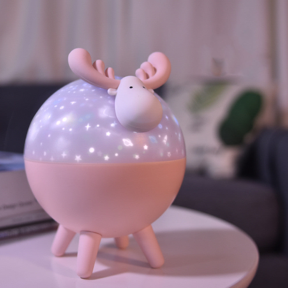 Elk Projection Lamp LED Color Rotating Night Light Pi-Mart