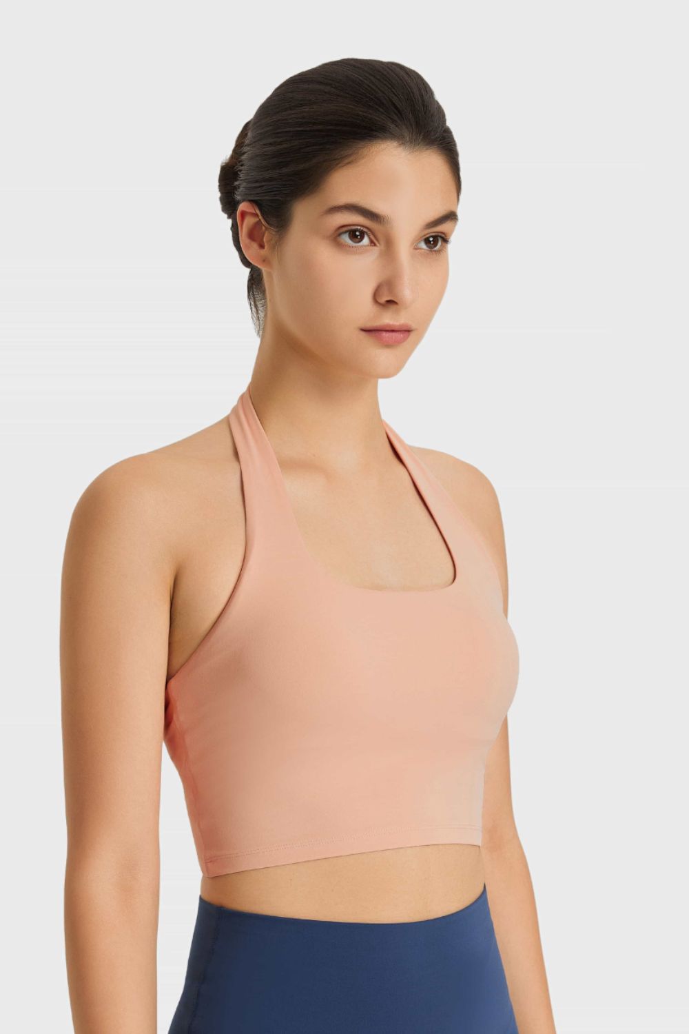 Millennia Breathable Halter Neck Sports Bra THRIXINE