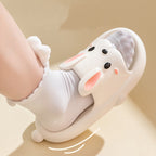 Cute Rabbit Slippers For Kids Women Summer Home Shoes Bathroom Slippers Pi-Mart