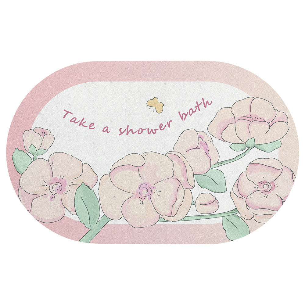 Bathroom Thickened Absorbent Floor Mat Pi-Mart